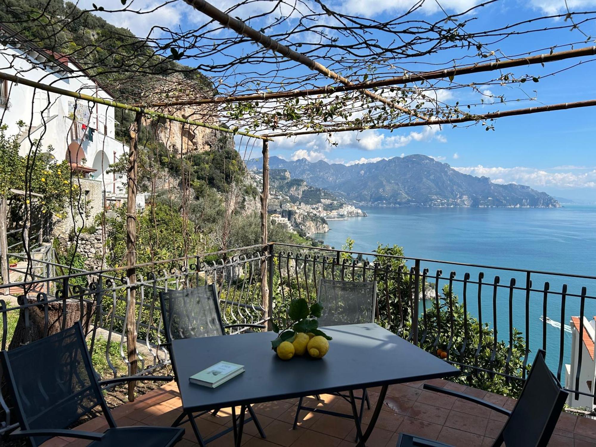 Amalfi 51 Con Vista Mare, Giardino E Terrazze Villa Conca dei Marini Exterior foto