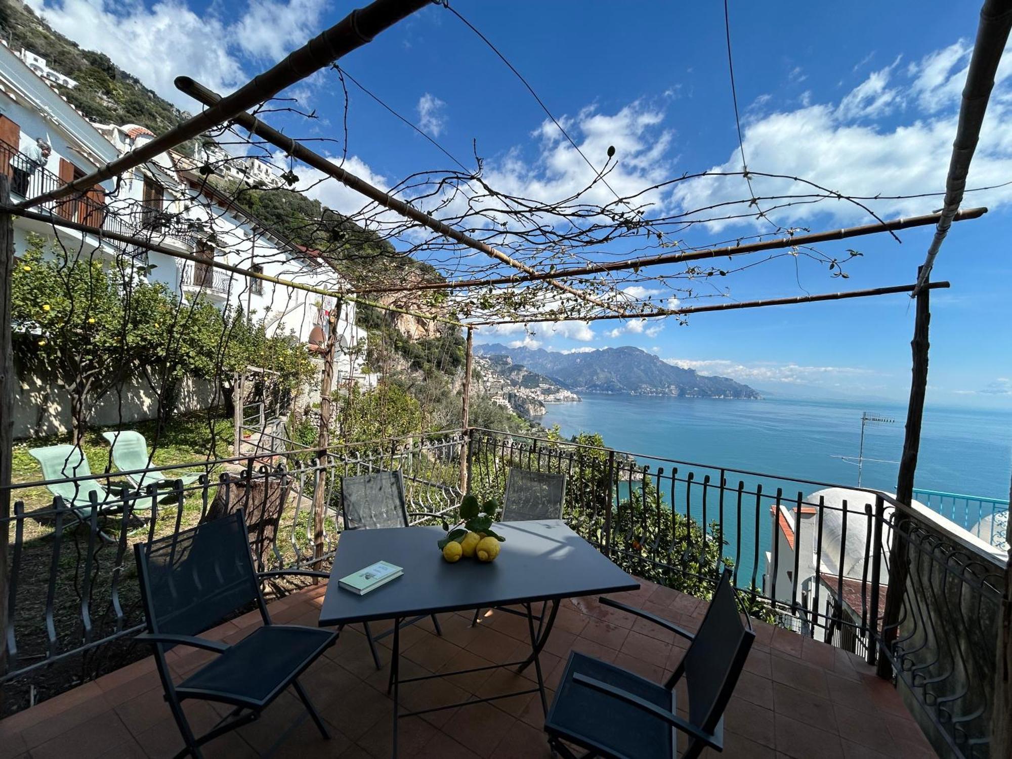 Amalfi 51 Con Vista Mare, Giardino E Terrazze Villa Conca dei Marini Exterior foto