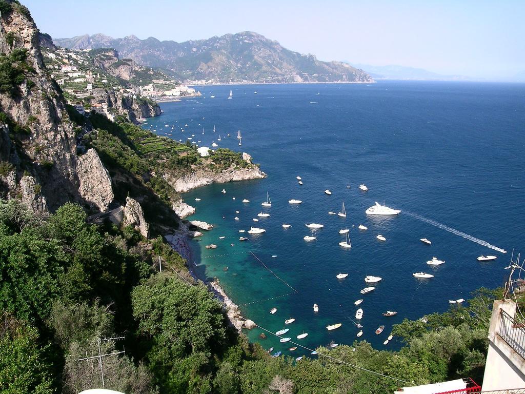 Amalfi 51 Con Vista Mare, Giardino E Terrazze Villa Conca dei Marini Exterior foto